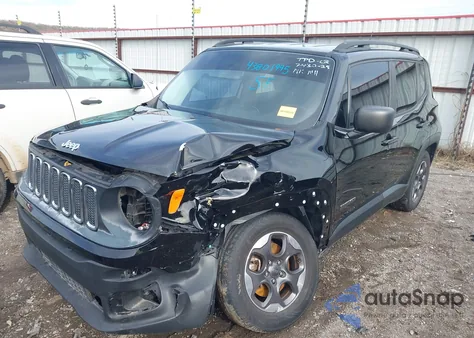 2016 Jeep Renegade Sport z USA, uszkodzony, nr VIN ZACCJAAT5GPD71586